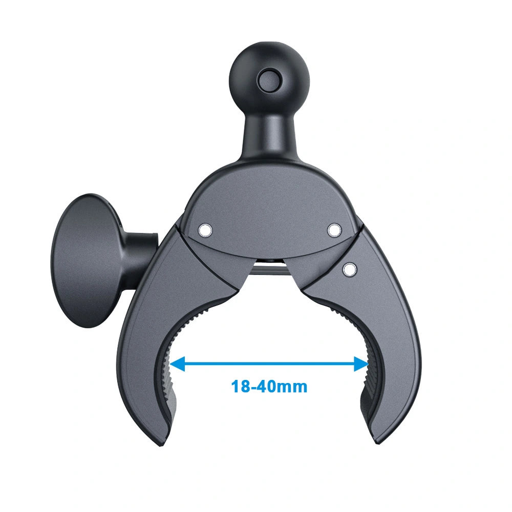 Supporto per telefono da bici con morsetto per manubrio girevole a 360°