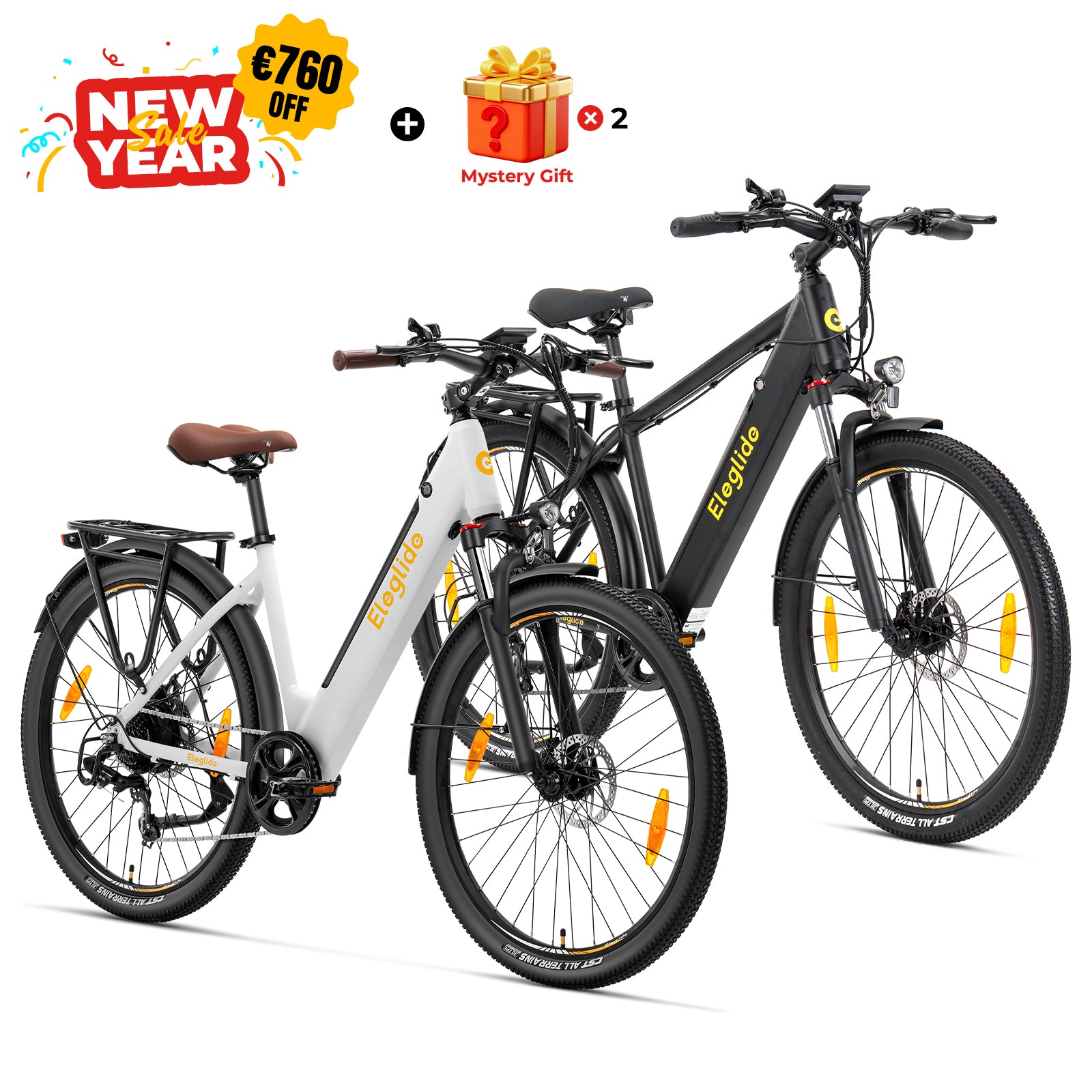 Kombi-Angebot – T1 + T1 ST Weißes E-Bike
