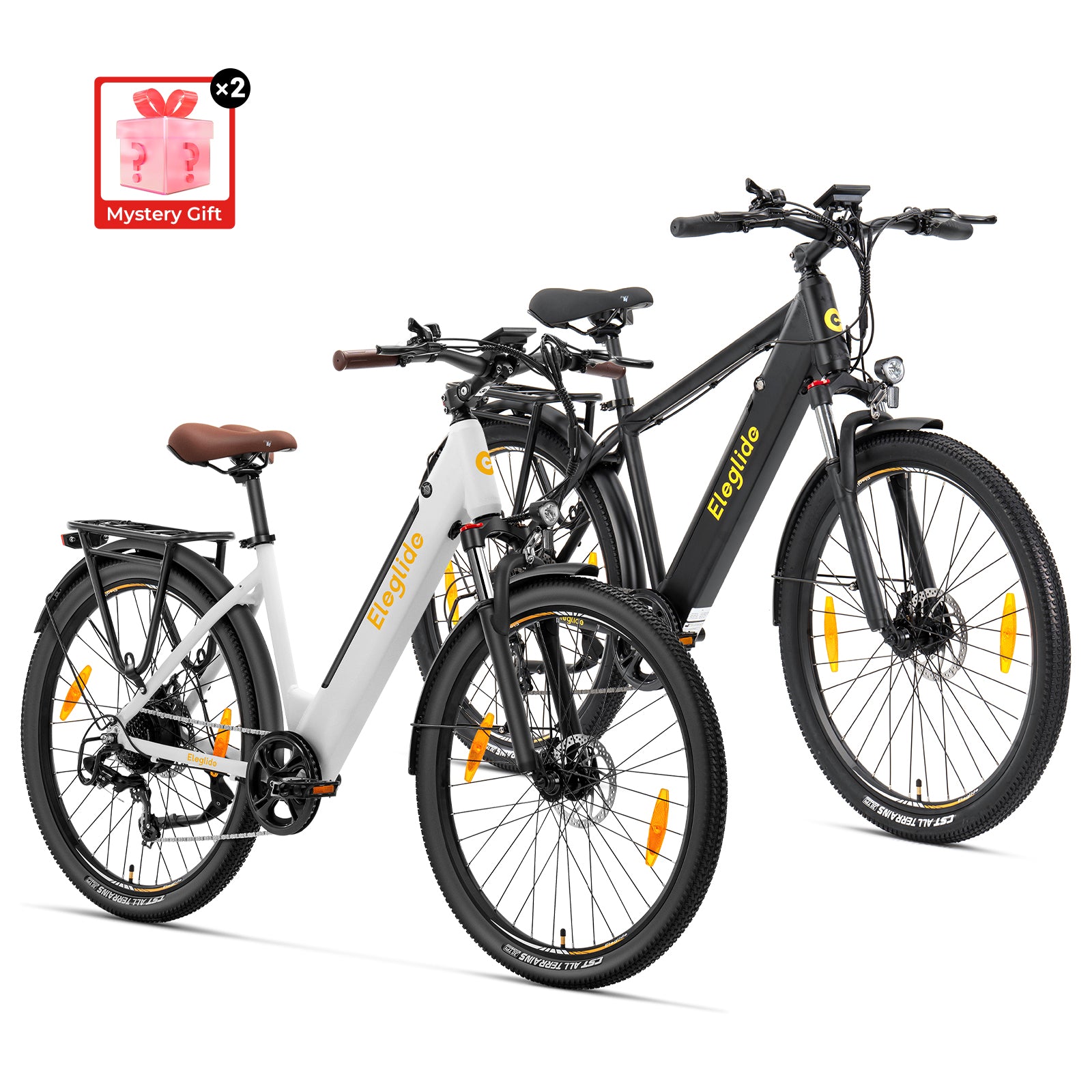 Combinatieverkoop - T1 + T1 ST Witte E-bike