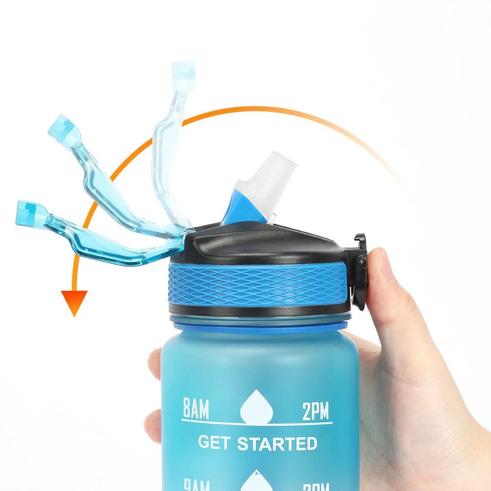 Botella de agua de motivación