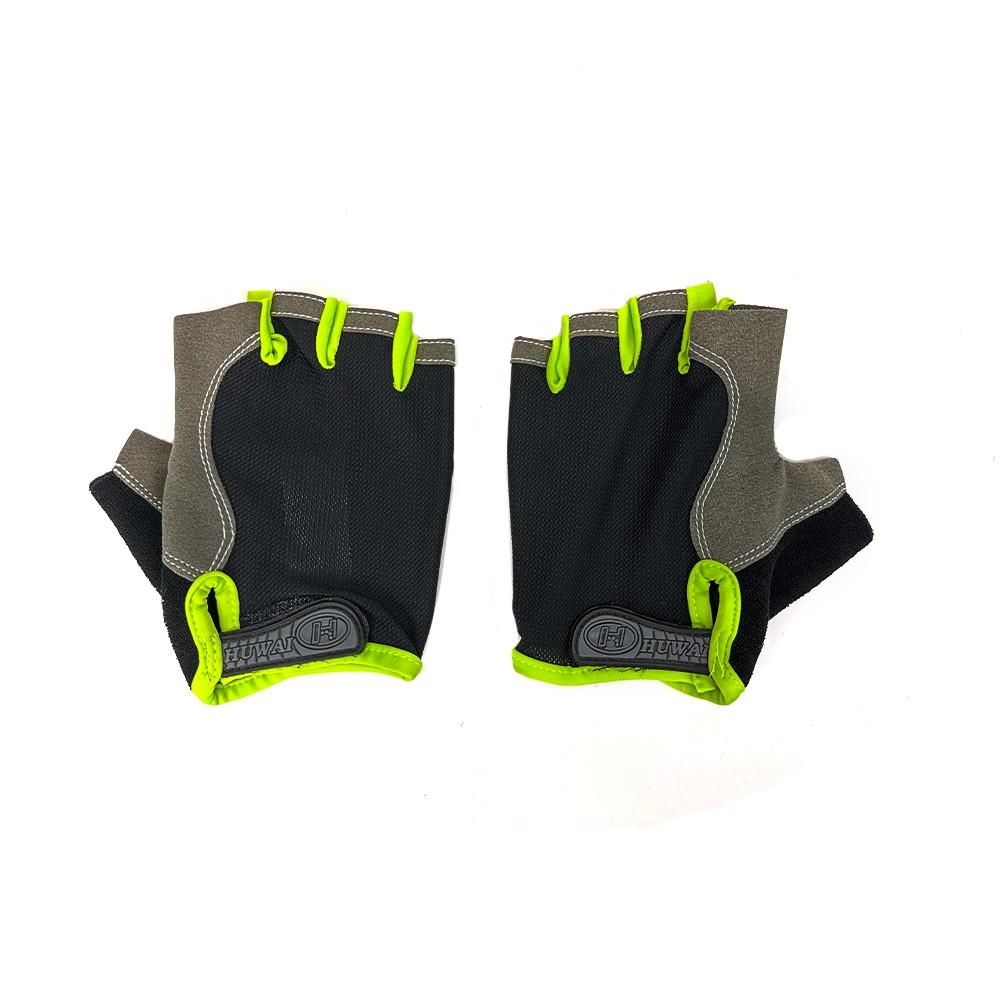 Negro Guantes de ciclismo verdes – Eleglide - Main Image