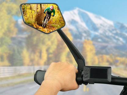 HD Extra große Weitwinkel-E-Bike-Spiegel mit 360°-Einstellung