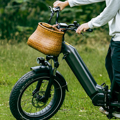Handgemachter Fahrradlenker-Klassiker-Weidenkorb