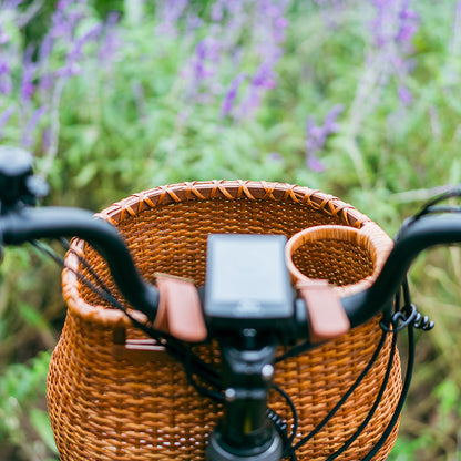 Handgemachter Fahrradlenker-Klassiker-Weidenkorb