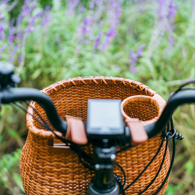 Handmade Bike Handlebar Classic Willow Basket