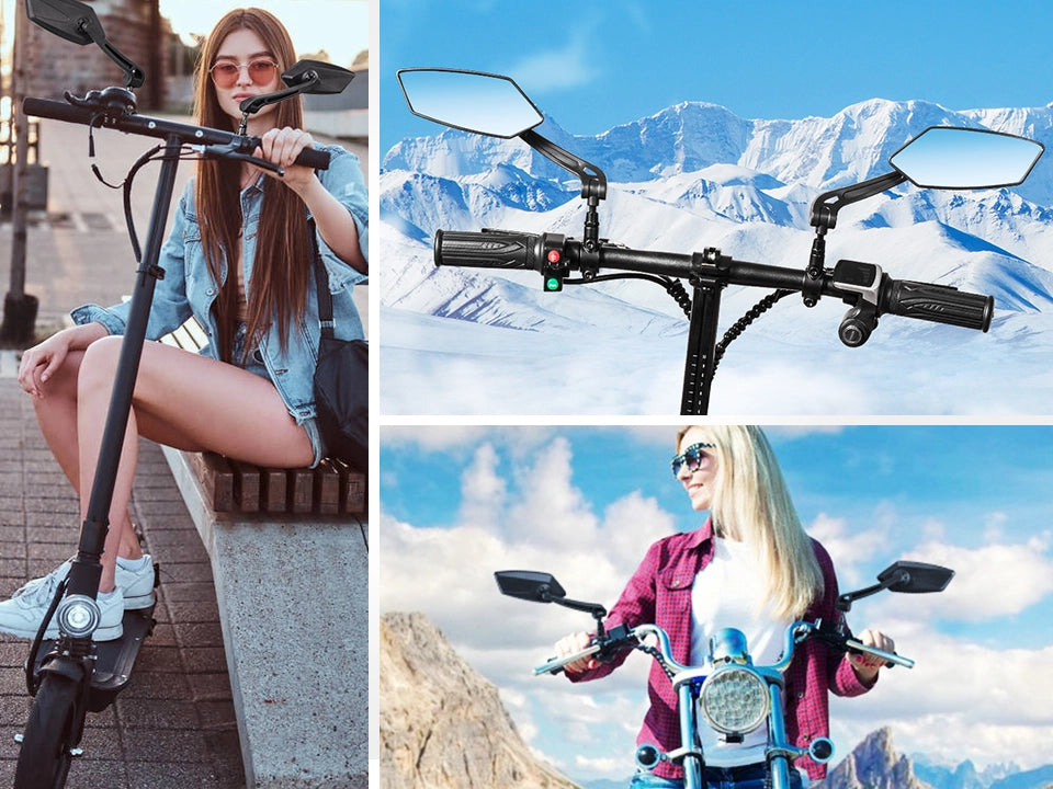 HD Blast-Resistant E-Bike Mirrors