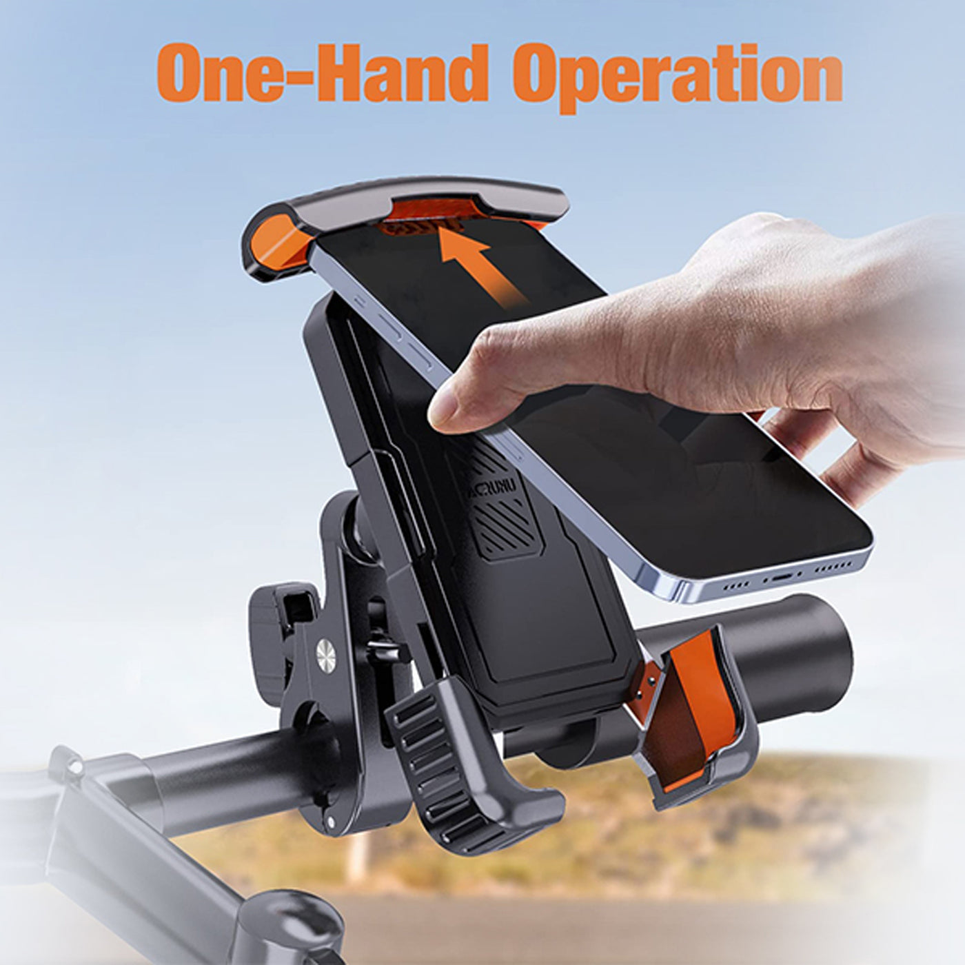 Lock Rotatable Ebike Phone Holder