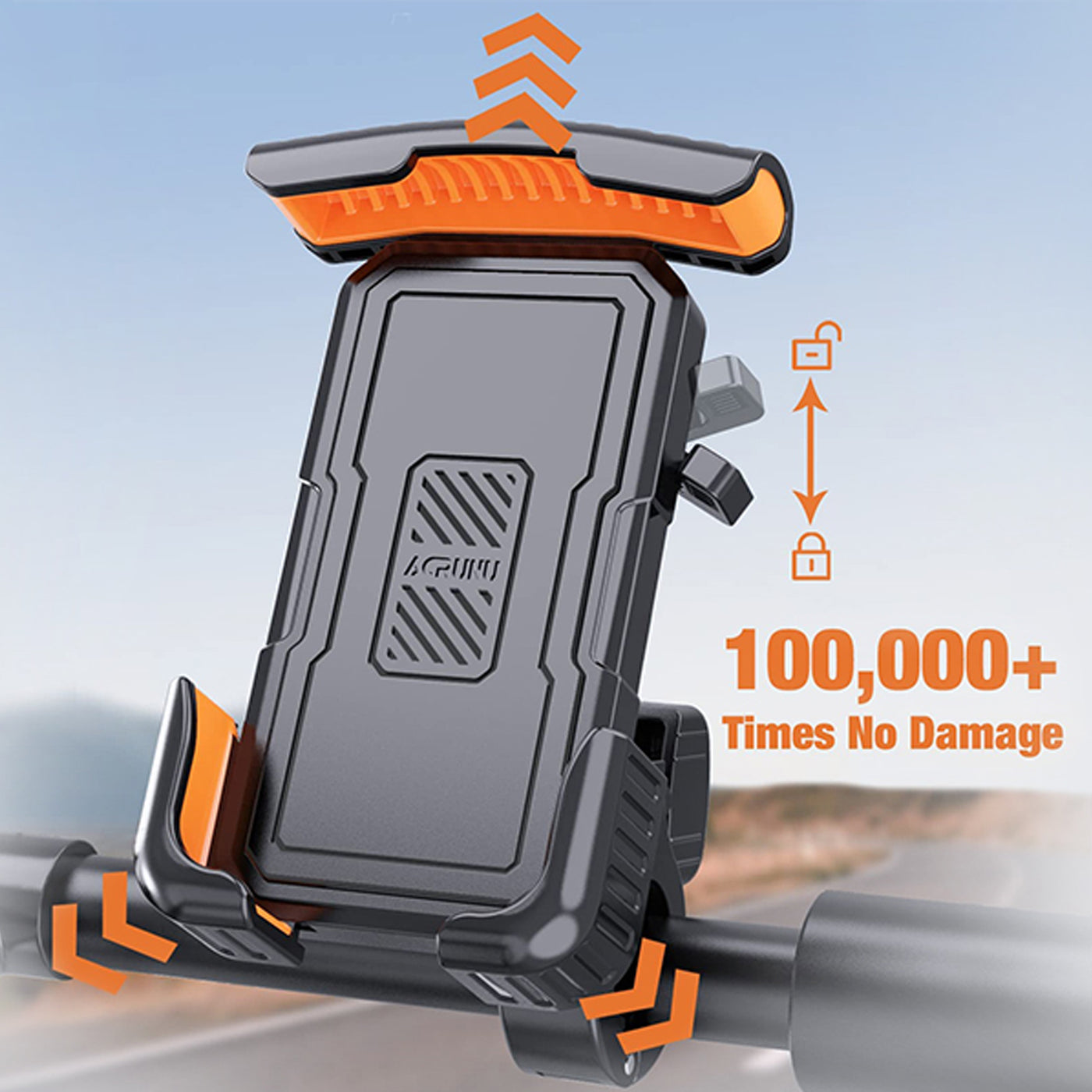 Lock Rotatable Ebike Phone Holder