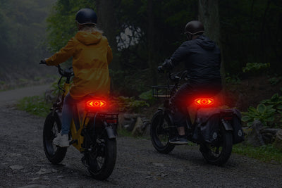 Ebike Tail Light with Turn Signals Wireless Remote Control