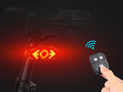 Ebike Tail Light with Turn Signals Wireless Remote Control